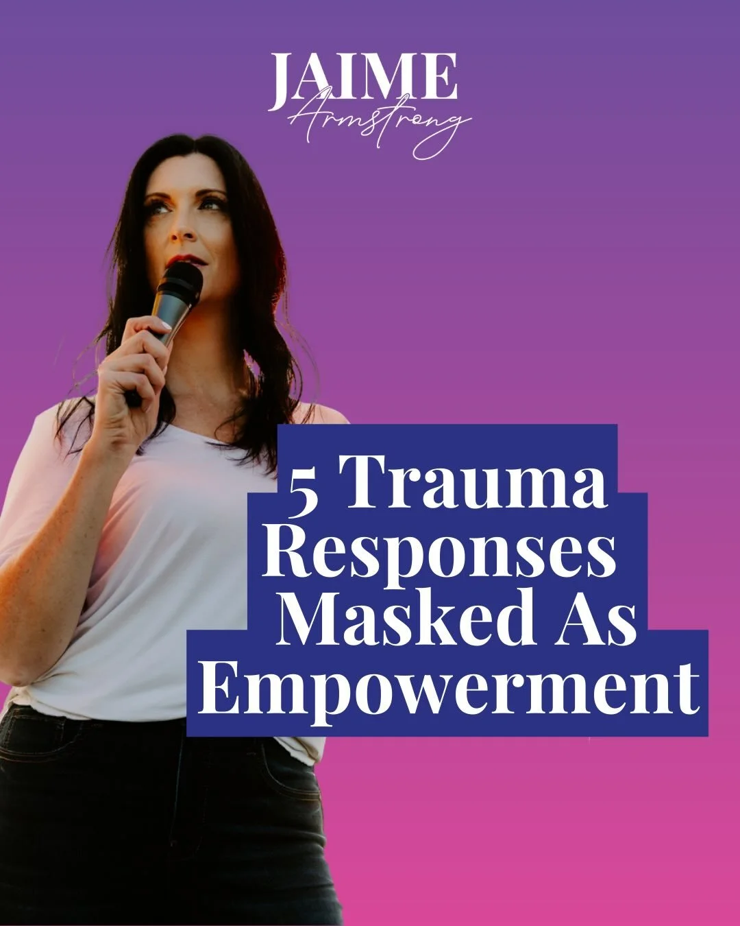 Trauma responses are incredible! Until they start running the show 🤦🏻&zwj;♀️

What I thought was empowerment was really my nervous system doing its best to help me survive. 

The thing is though, our Bottom Brain can&rsquo;t tell time. So even 