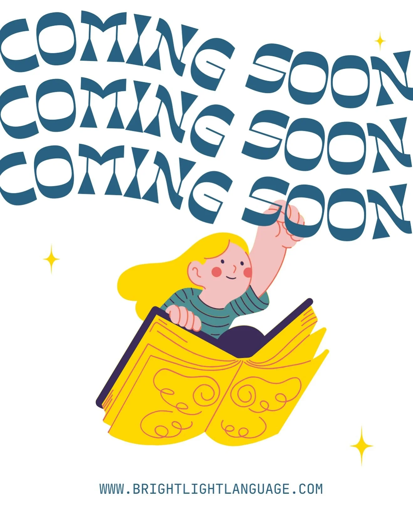 There are some BIG things coming up for Bright Light Language this fall! 🥳💛

Keep your eyes peeled for some exciting announcements and don&rsquo;t forget to share with any friends who love speech, language, and reading! 

#smallbusiness #smallbusin