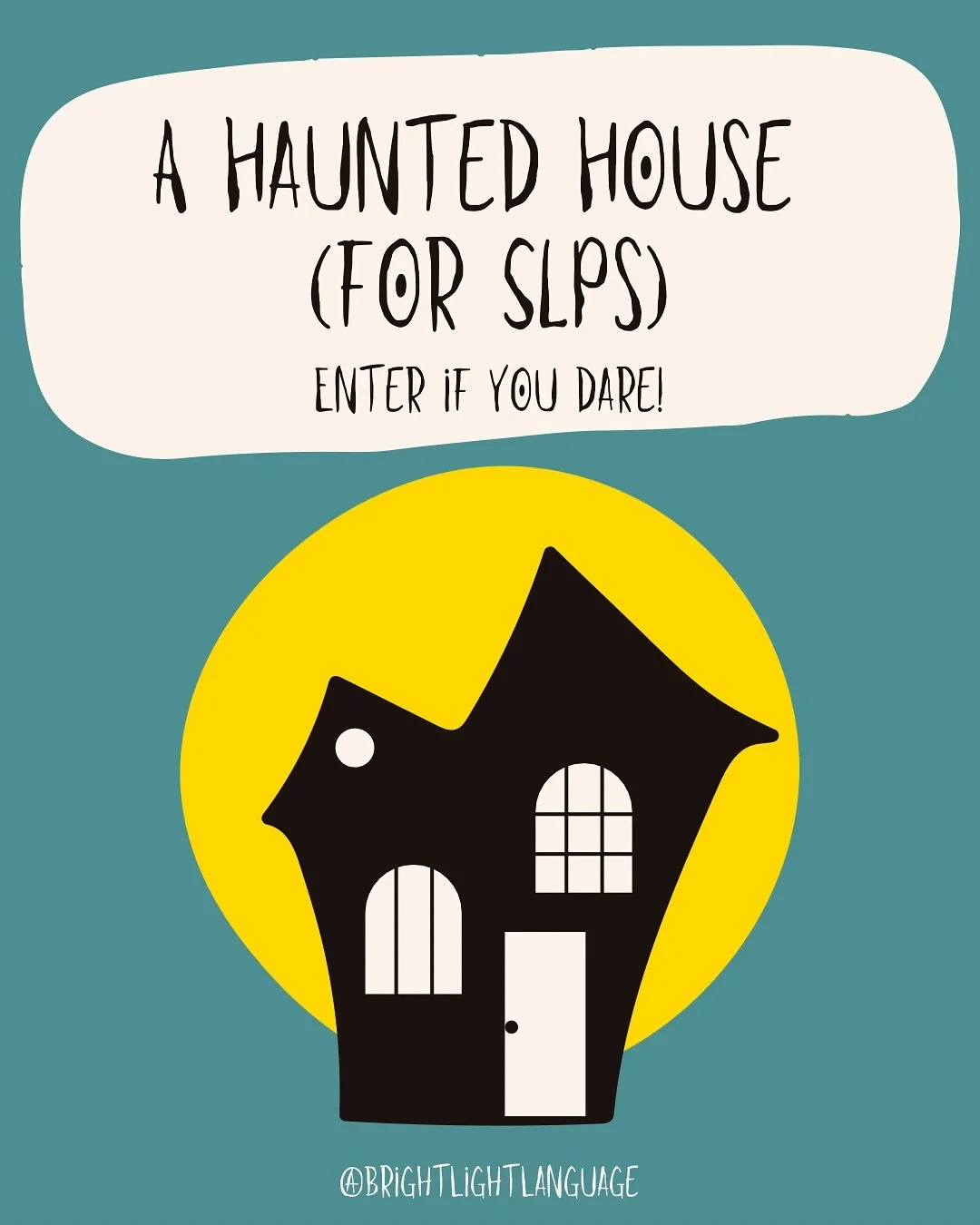 👻 These would be rooms in my SLP haunted house for sure! What would you add? 

#speechtherapy #speechtherapist #slp2b #spookyseason🎃 #halloween #aac #spellingtocommunicate