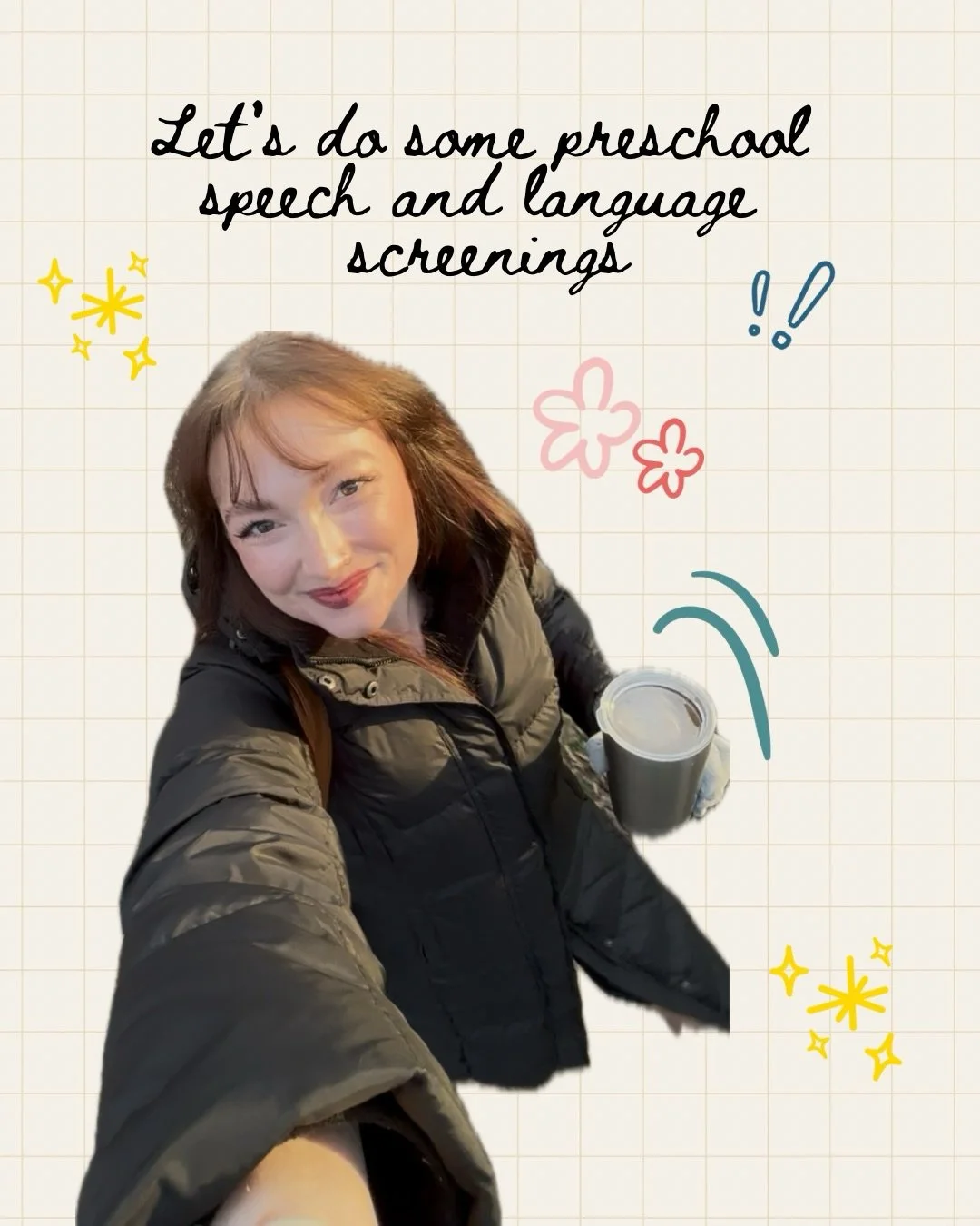 I did some preschool screenings yesterday and had such a blast!

✨ The main benefit of a screening is to identify kids who could use a full evaluation. 
✨ I screened kids ages 2+ using a combo of informal tools and play-based professional observation