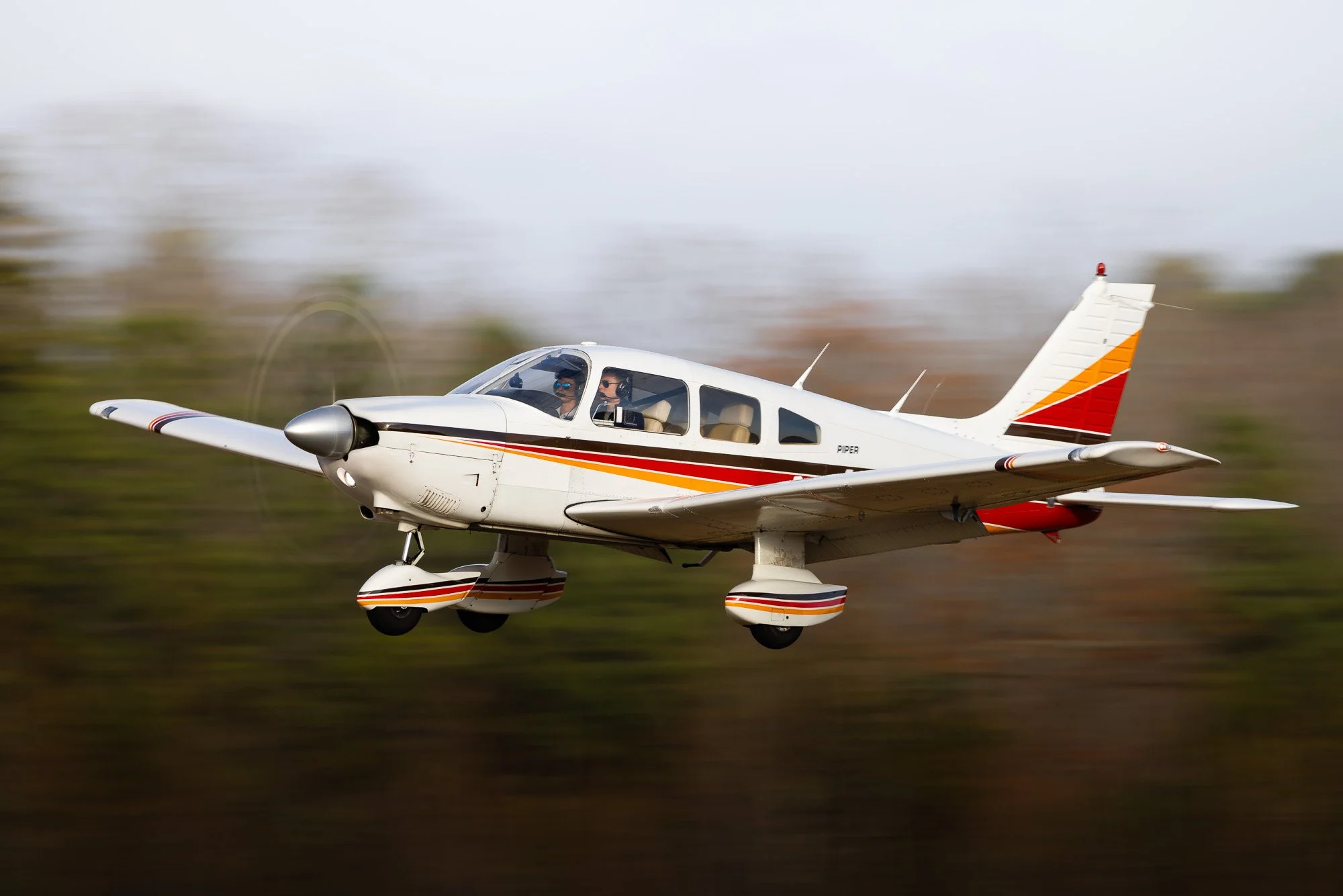 Piper PA-28-181 Cherokee Archer II (N2114K) owned by RCS Services LLC working the pattern at St. Mary's County Regional Airport (2W6) on a nice winter day.