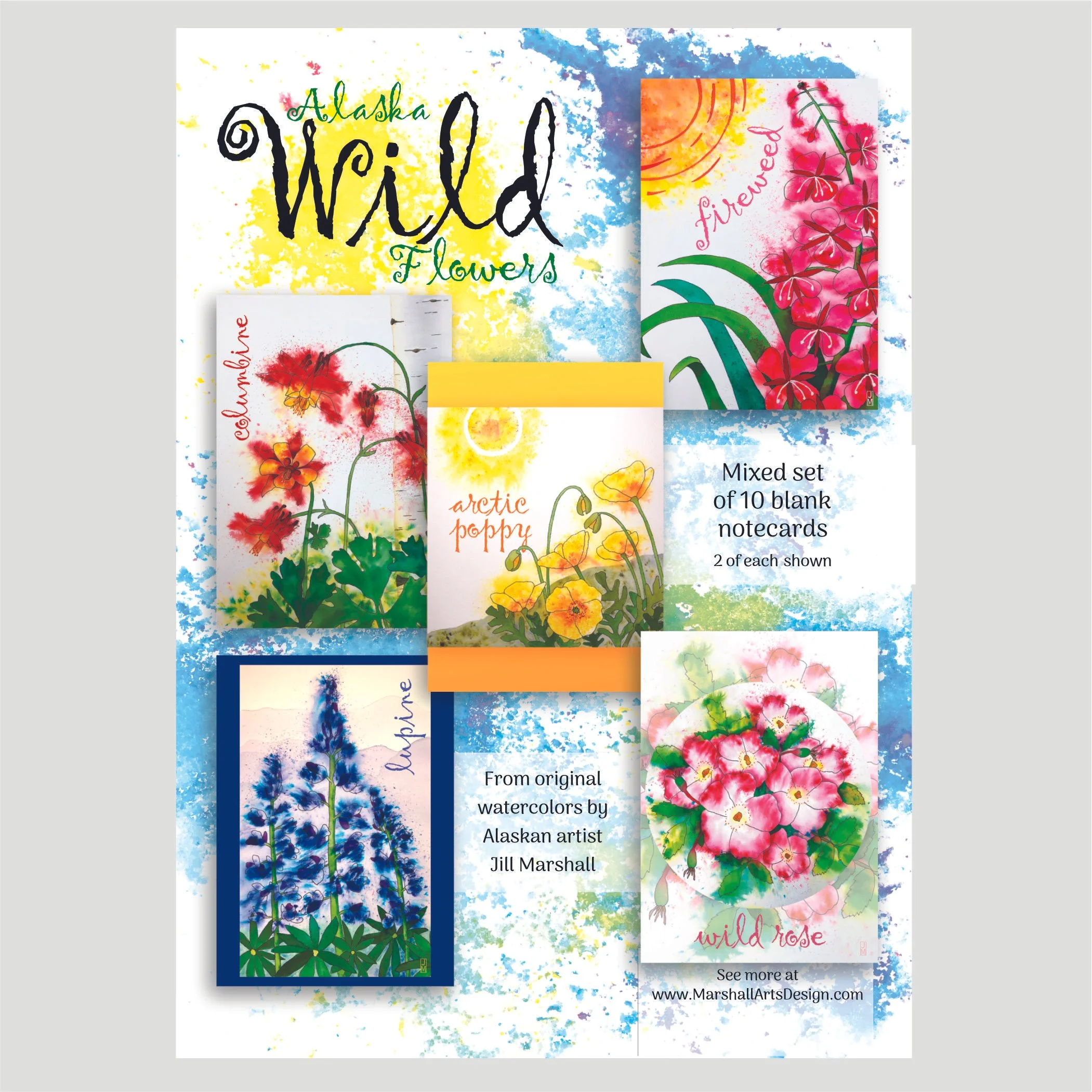 Alaska Wild Flowers Box Set