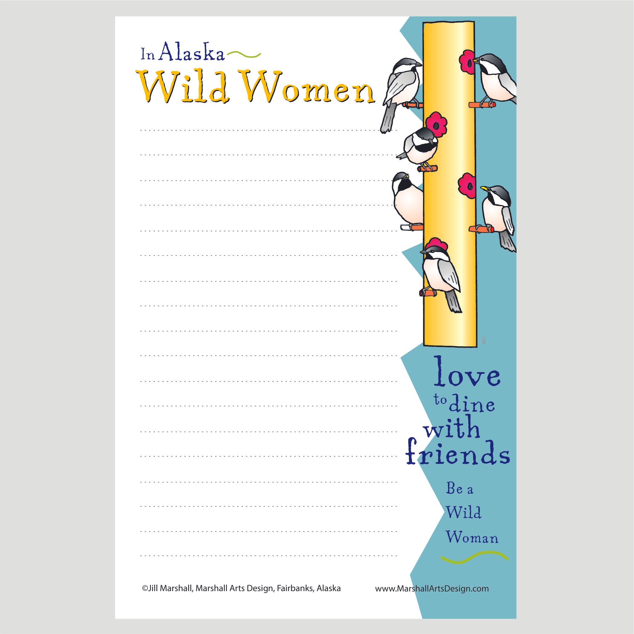 Wild Women of Alaska Notepad