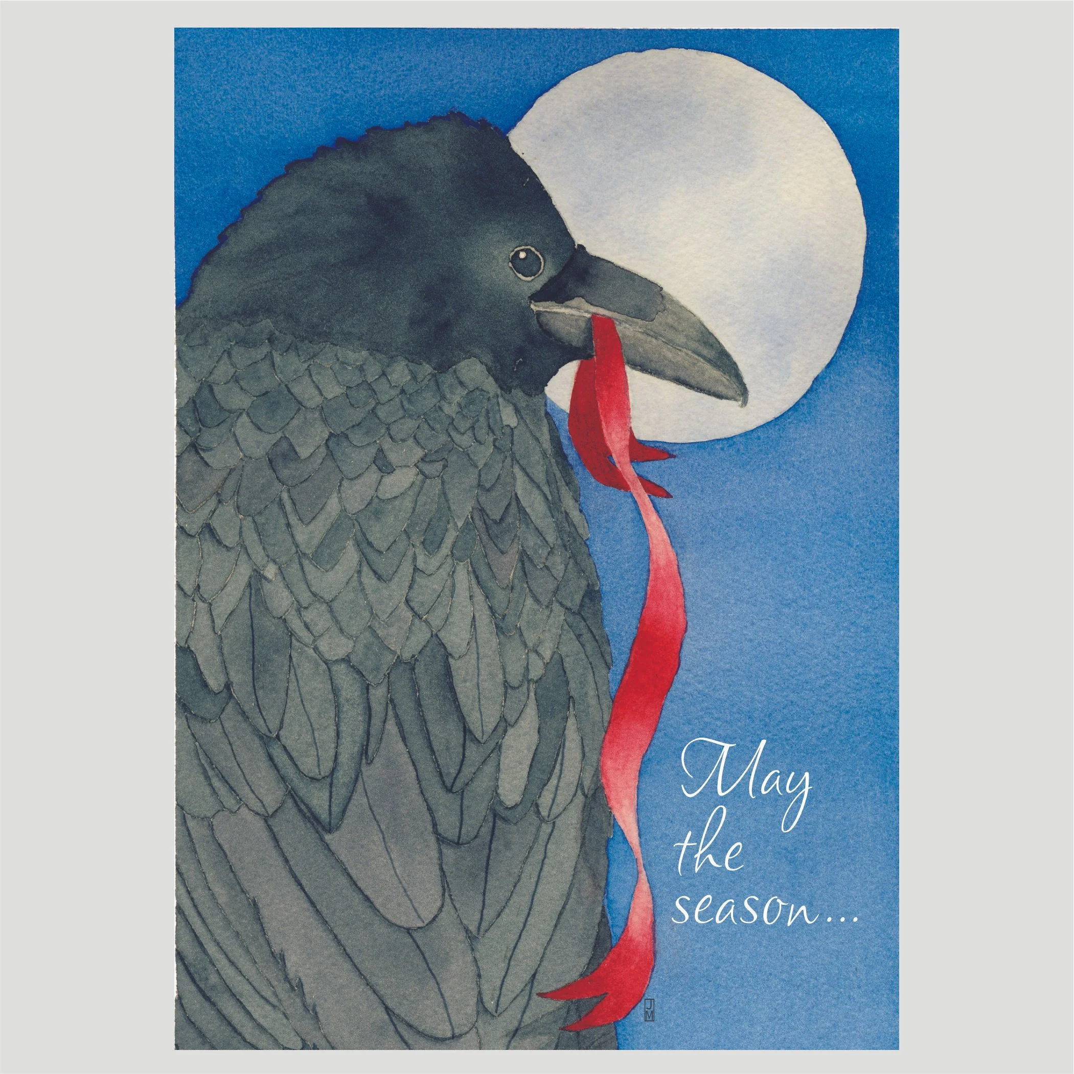 Raven Christmas Card Box Set