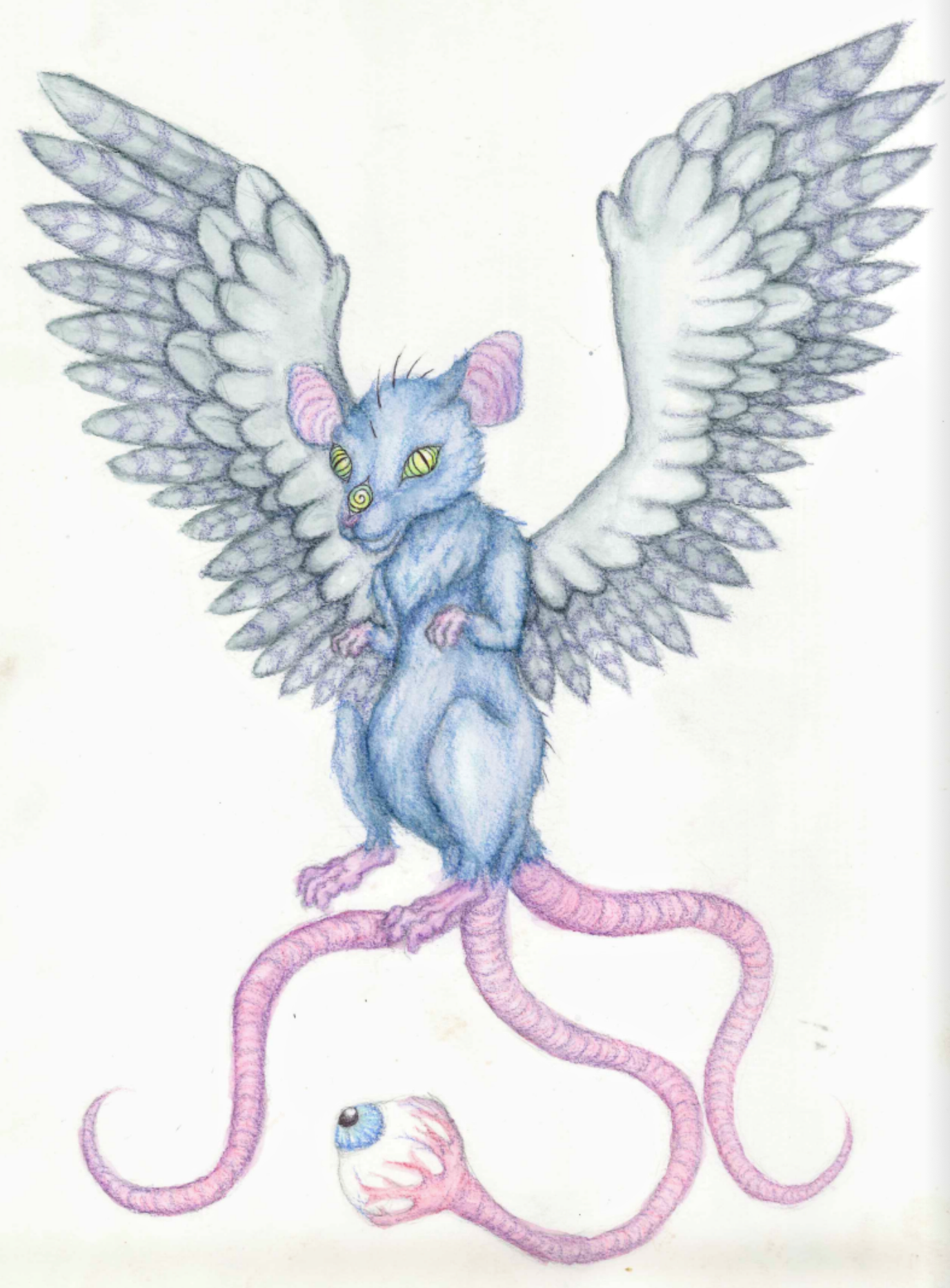 Tuttlach - watercolor, pen, colored pencils, on watercolor paper, 9” x 12”, 2022