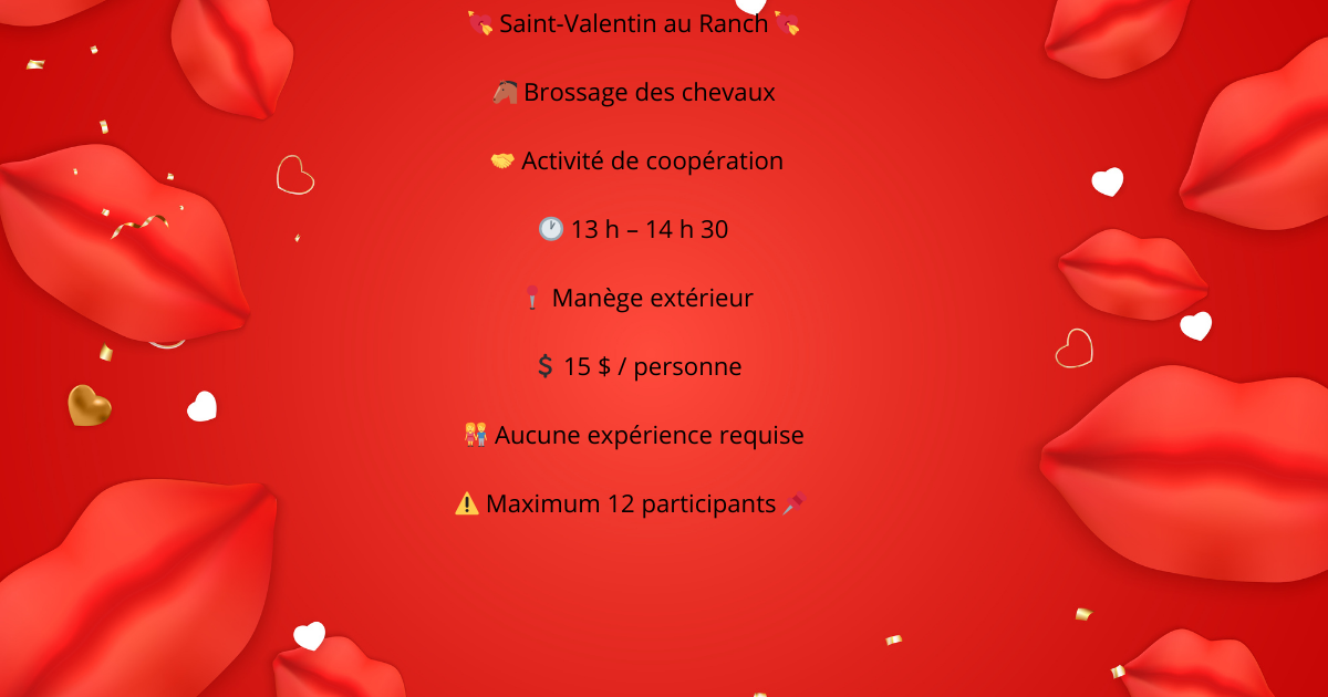 Saint-Valentin au Ranch 