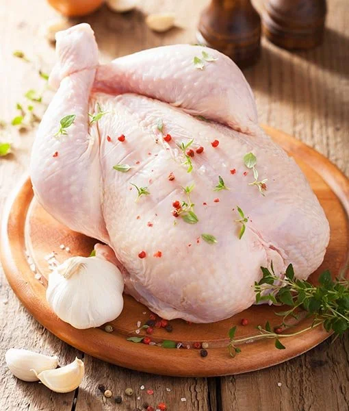 Poulet de grain élevé a l'extérieur 5.50$/lbs