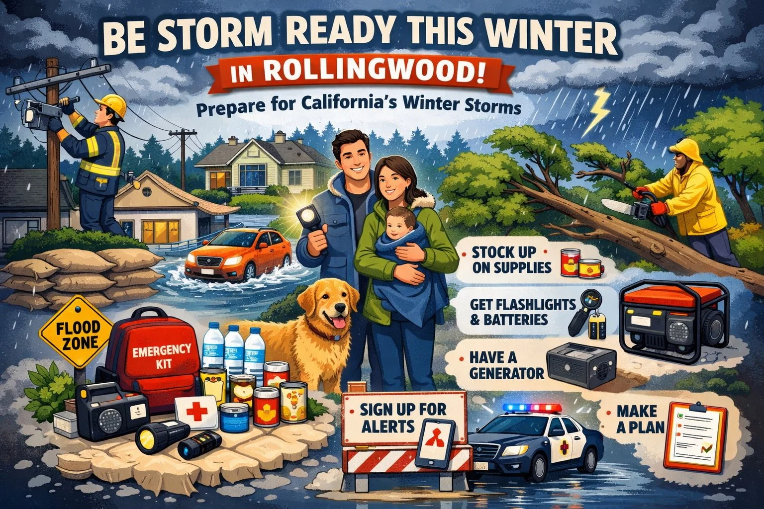 Be Storm Ready This Winter in Rollingwood: Your Guide to Preparing for California's Winter Storms
