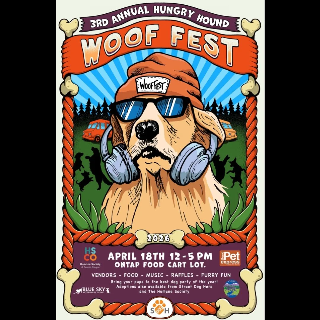 irunyour.dog and @hungryhoundbend are excited to offer DASH DAYCARE during Woof Fest. 

What the heck is Dash Daycare? 

Dash Daycare is a FREE service where we run your dog, while you enjoy the event.

It's simple: you book a run for your dog before