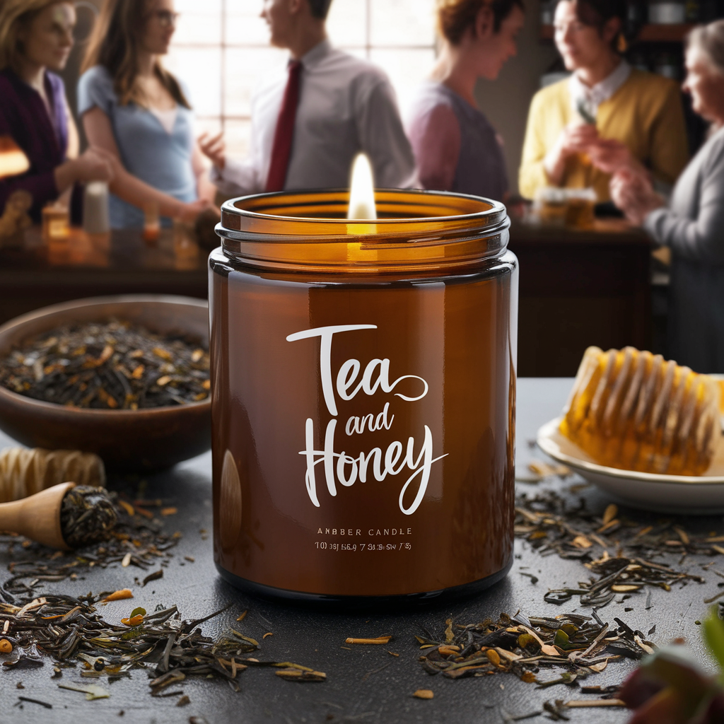 Tea And Honey Boutique Candle