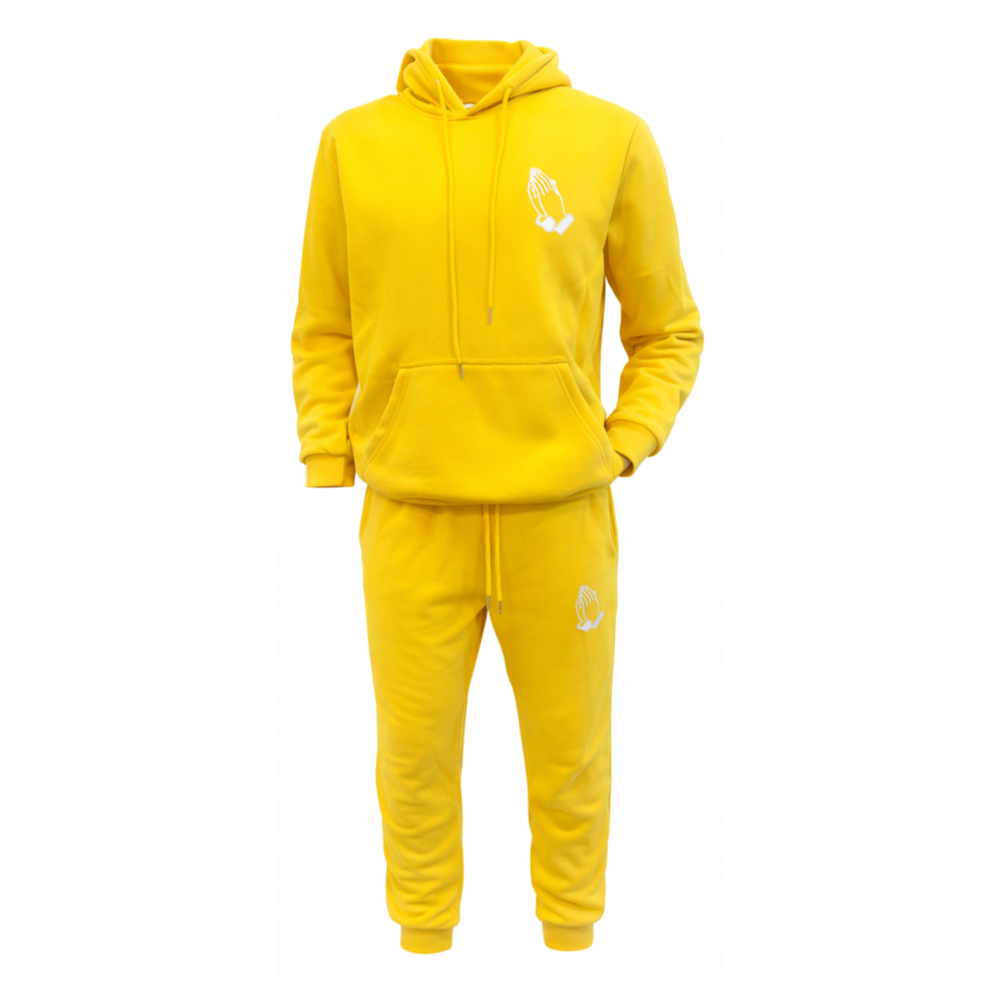 Yellow sweat suit (Unisex) New