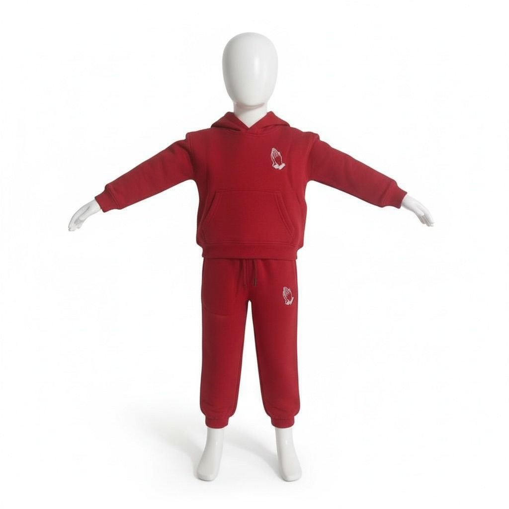 Child Red Sweat Suit (Unisex)