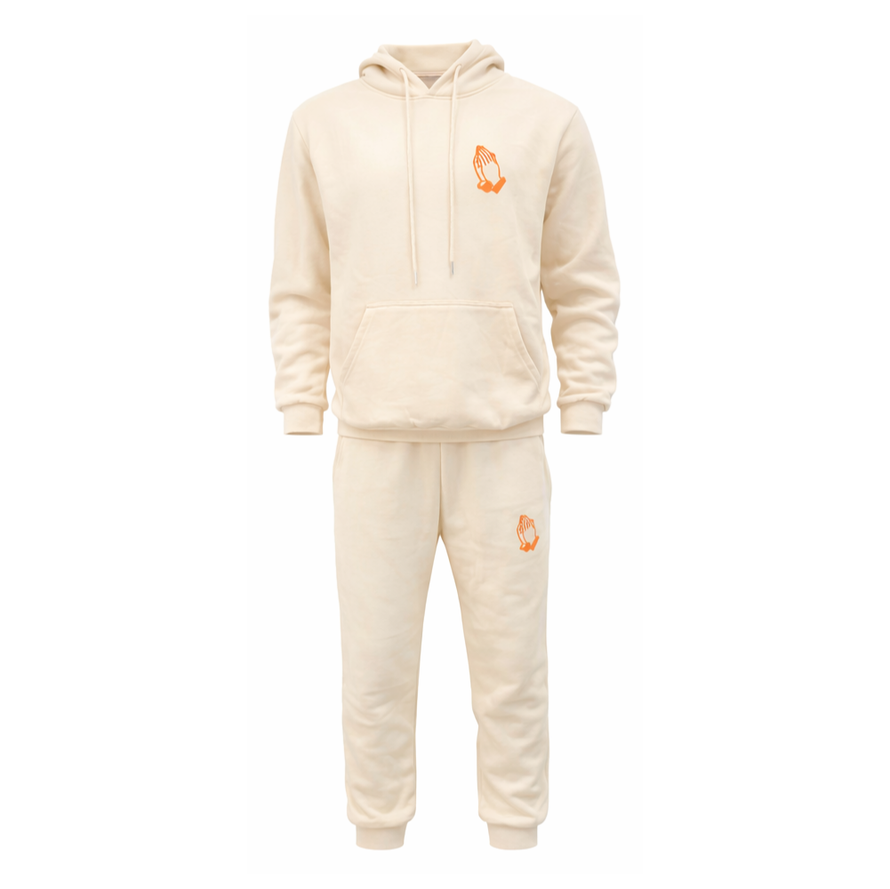 Khaki sweat suit (Unisex) New