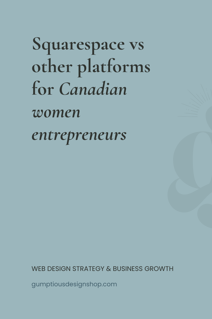Squarespace vs other platforms: what Canadian women founders actually need to know