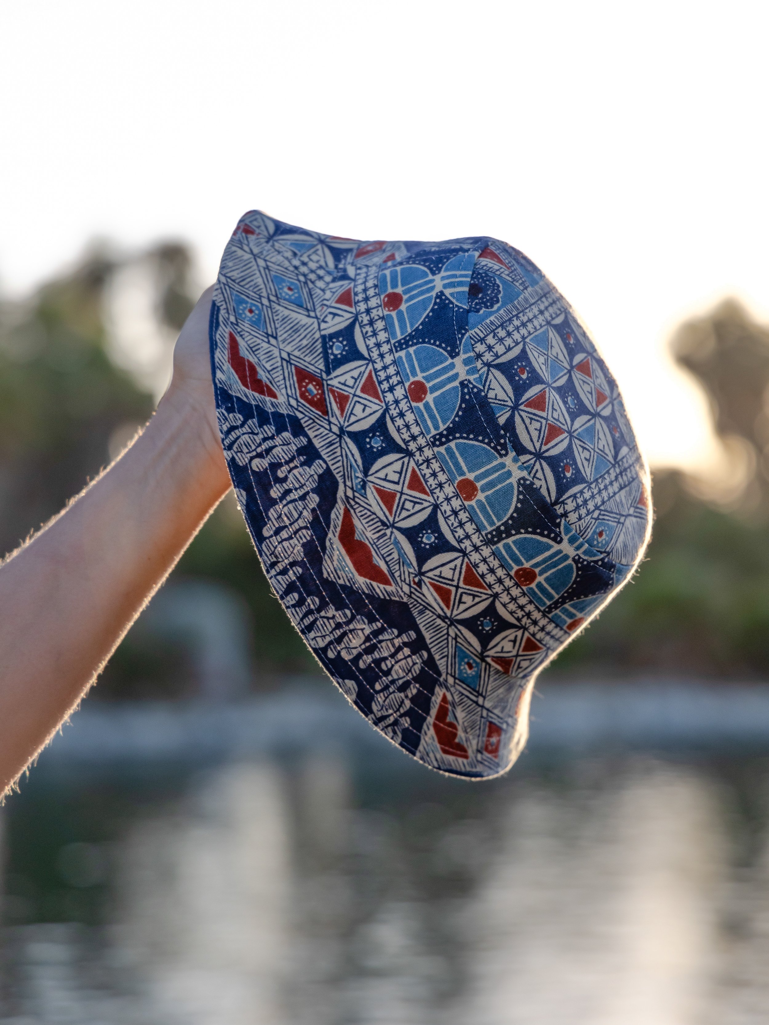 1970s Vintage Linen Bucket Hat