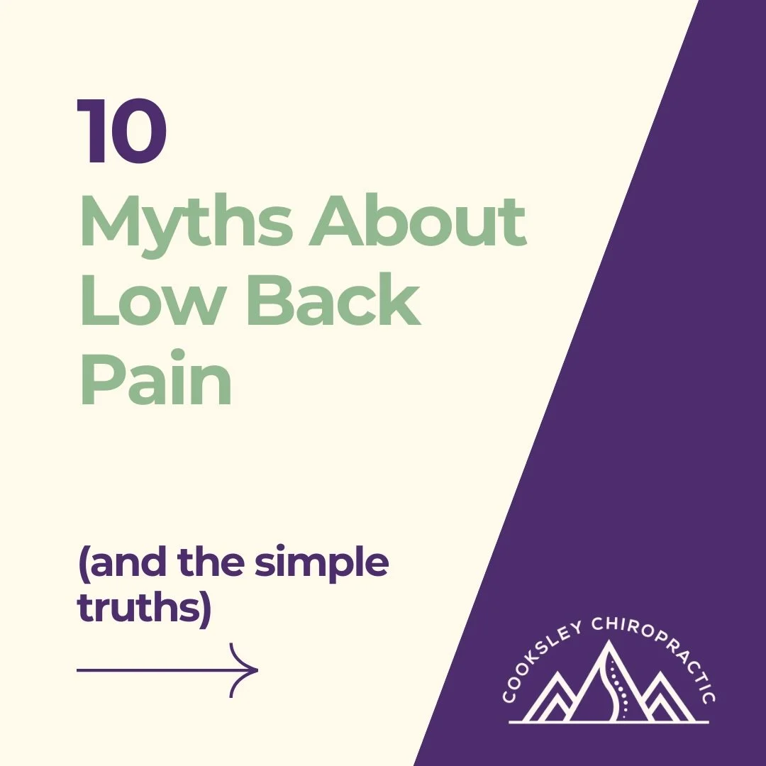 A recent study summarized the most common myths about back pain in older adults, which in my opinion mostly can be generalized to all adults, and are important to understanding your pain and what is causing it. 

Here&rsquo;s the brief summary below?