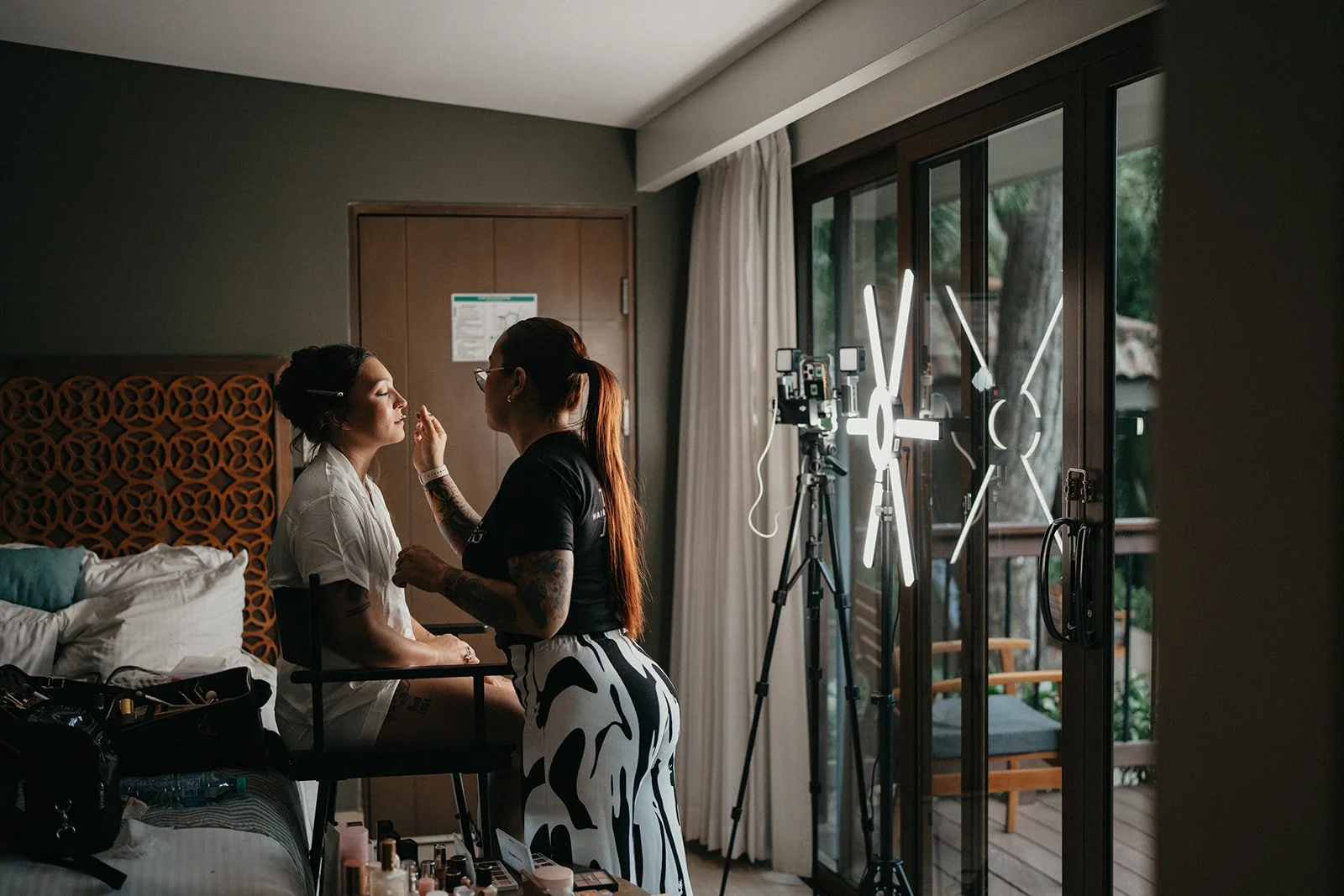 costa rica makeupartist bridal look wedding destination