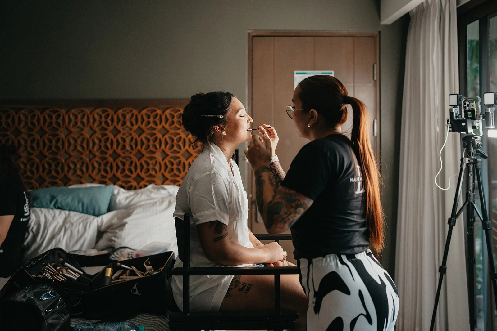 costa rica makeupartist bridal look wedding destination