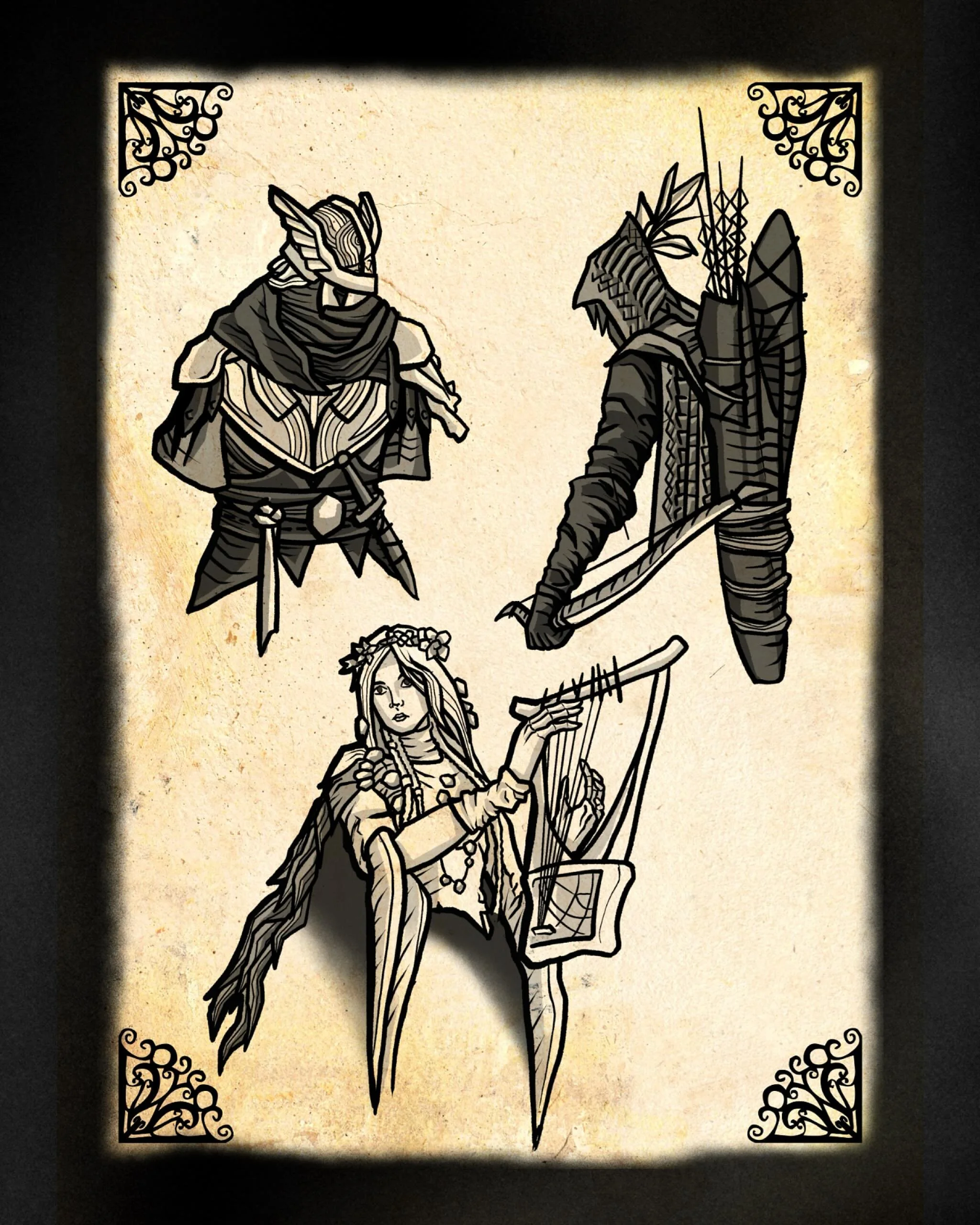 Elden Ring Nightriegn flash! Some night farmers for tattooing. I&rsquo;ve been thrashing the hell out of this game. Someone save me 🫠

#tattooflash #adelaidetattoo #eldenring #darksouls3 #tattooapprentice