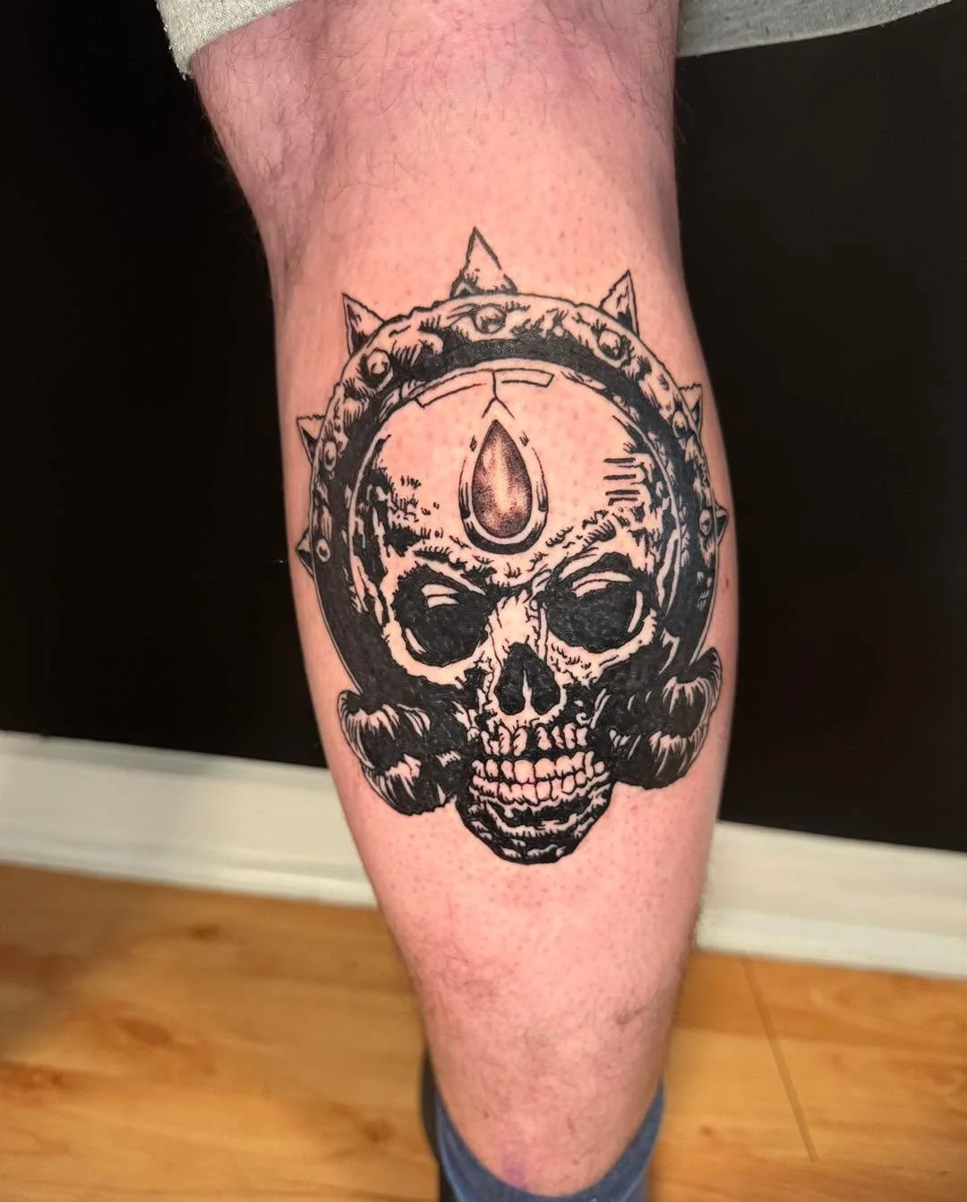 Another very cool piece that we&rsquo;ve seen come out of Sam&rsquo;s room recently 🫶

DM @saturnine_ttt to book in and snatch up his last spots for the next few months and this could be you 👀

#tattoo #tattoos #tattooartist #adelaidetattooartist #