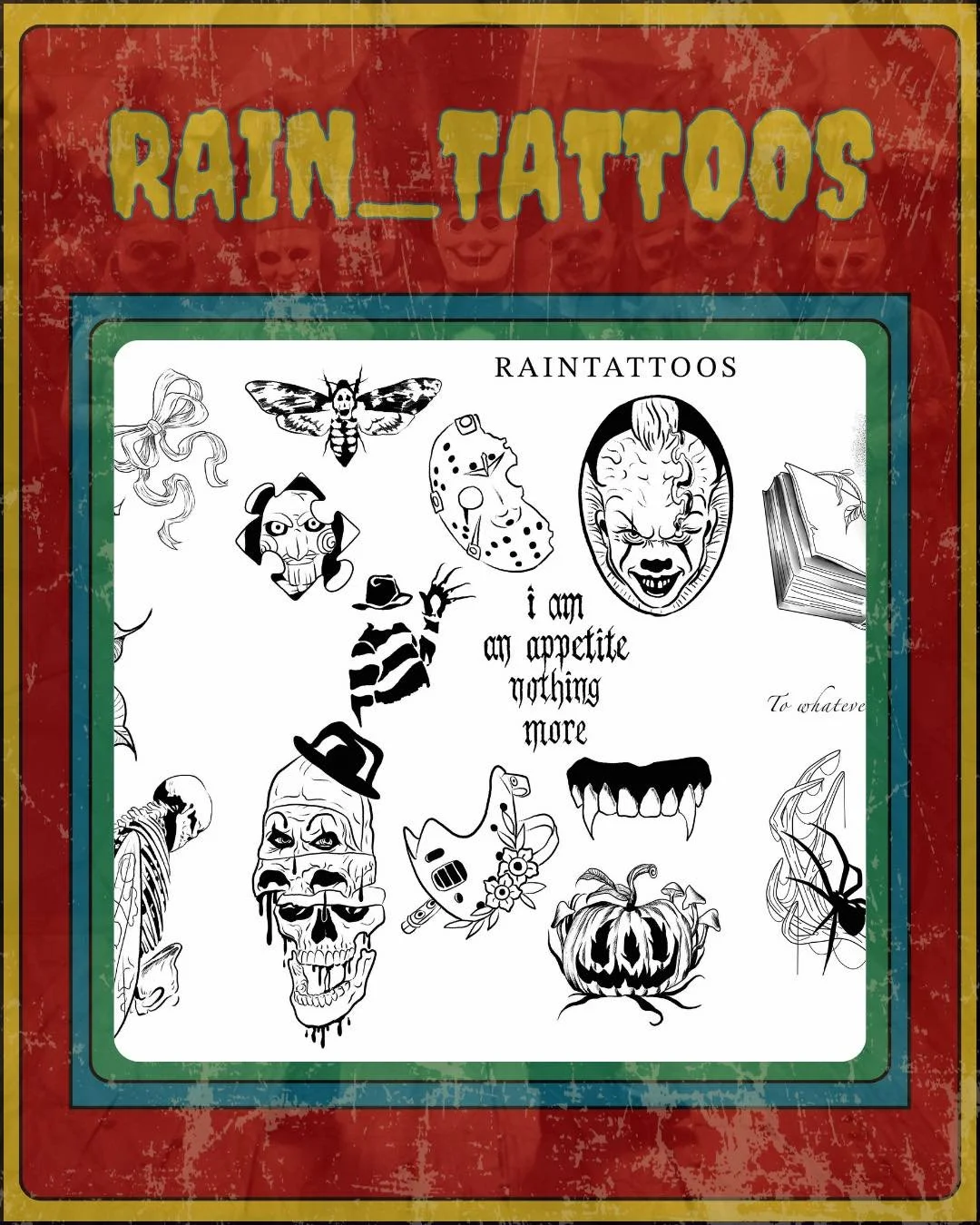 We saved the biggest flash drop for last 👀 @rain_tattoos has given us five absolutely incredible pages of flash to choose from with some designs starting as low as $80 and discounts for if you choose multiple 😱 

Abbey&rsquo;s flash never disappoin