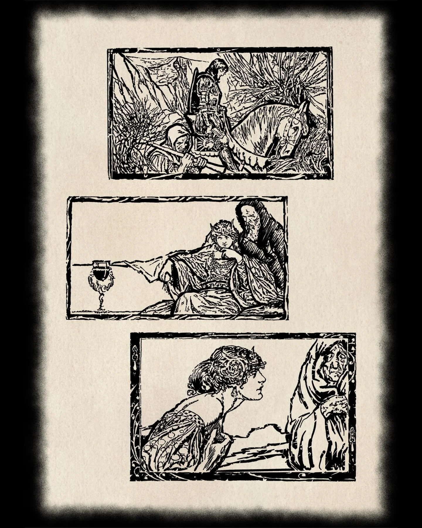 Flash from the 1905 book &ldquo;Una and the Red Cross night&rdquo;

DM for pricing!