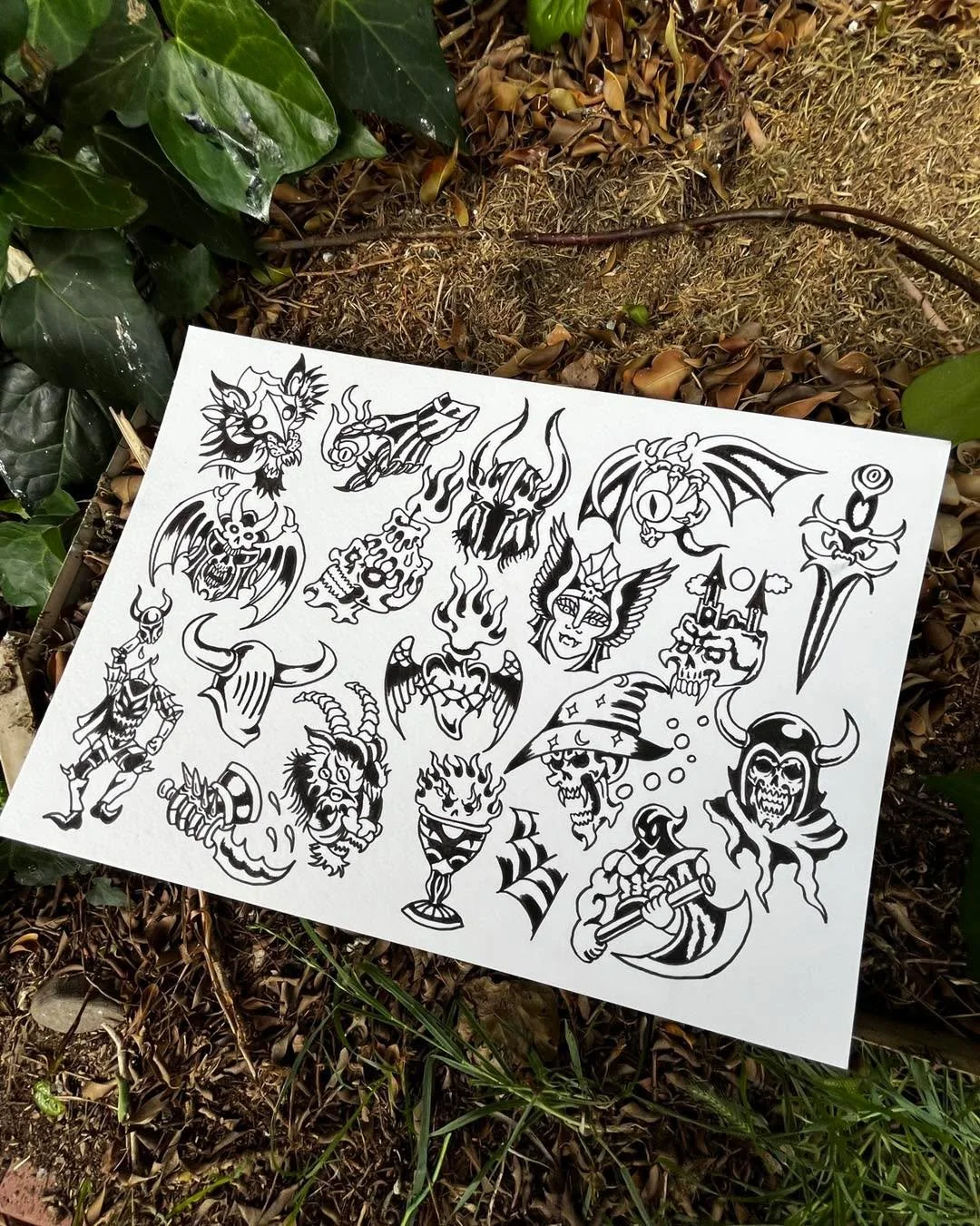 We love seeing flash designs come to life 👀

Swipe through to see some of the very cool designs Liam has available that he&rsquo;s been able to tattoo so far and choose which one will be your next skin sticker! 🫶

DM @lkw_tattoos to book in ❤️&zwj;