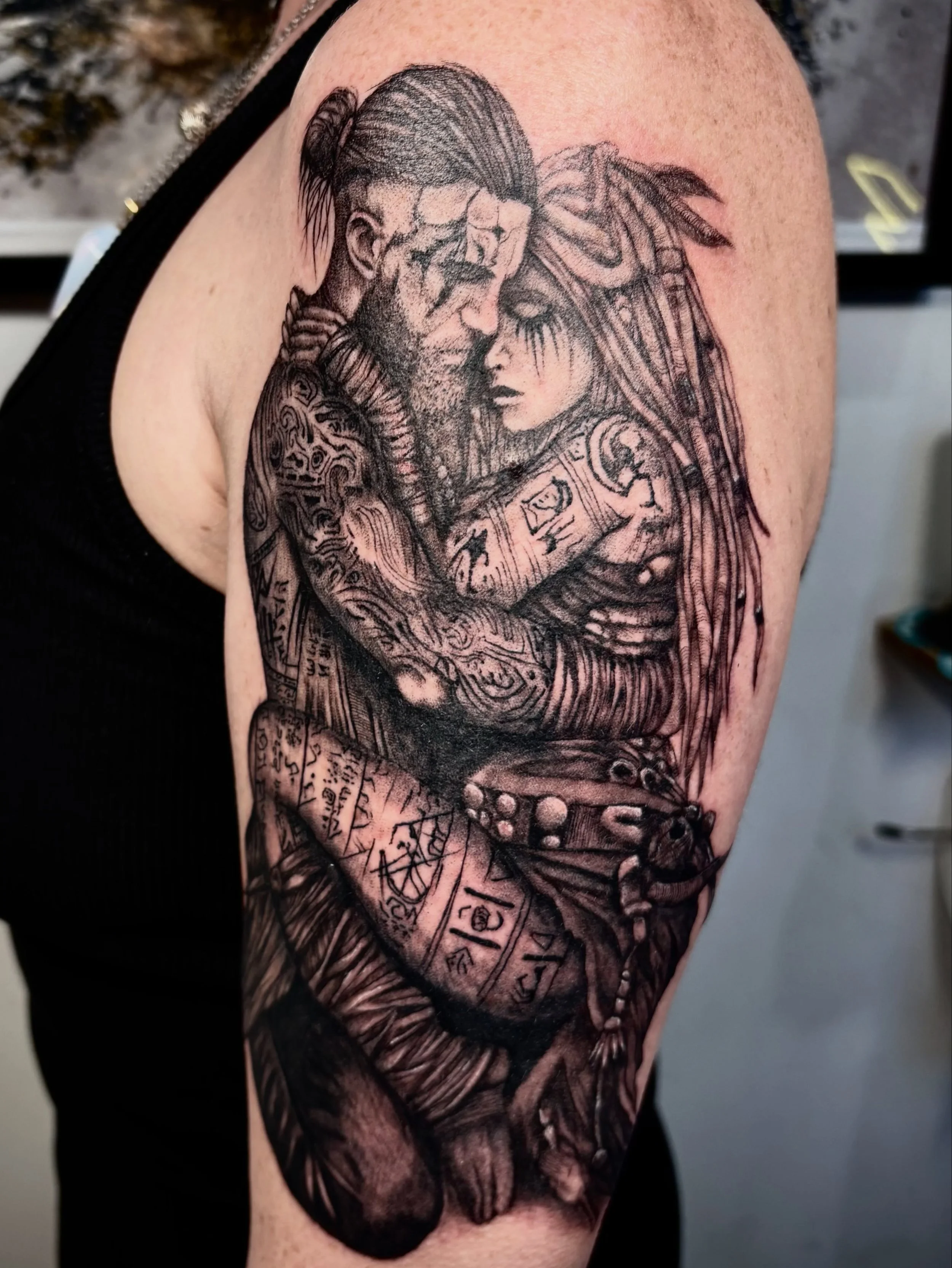 A very fun Viking lovers piece to do this week. Thanks Hayley!