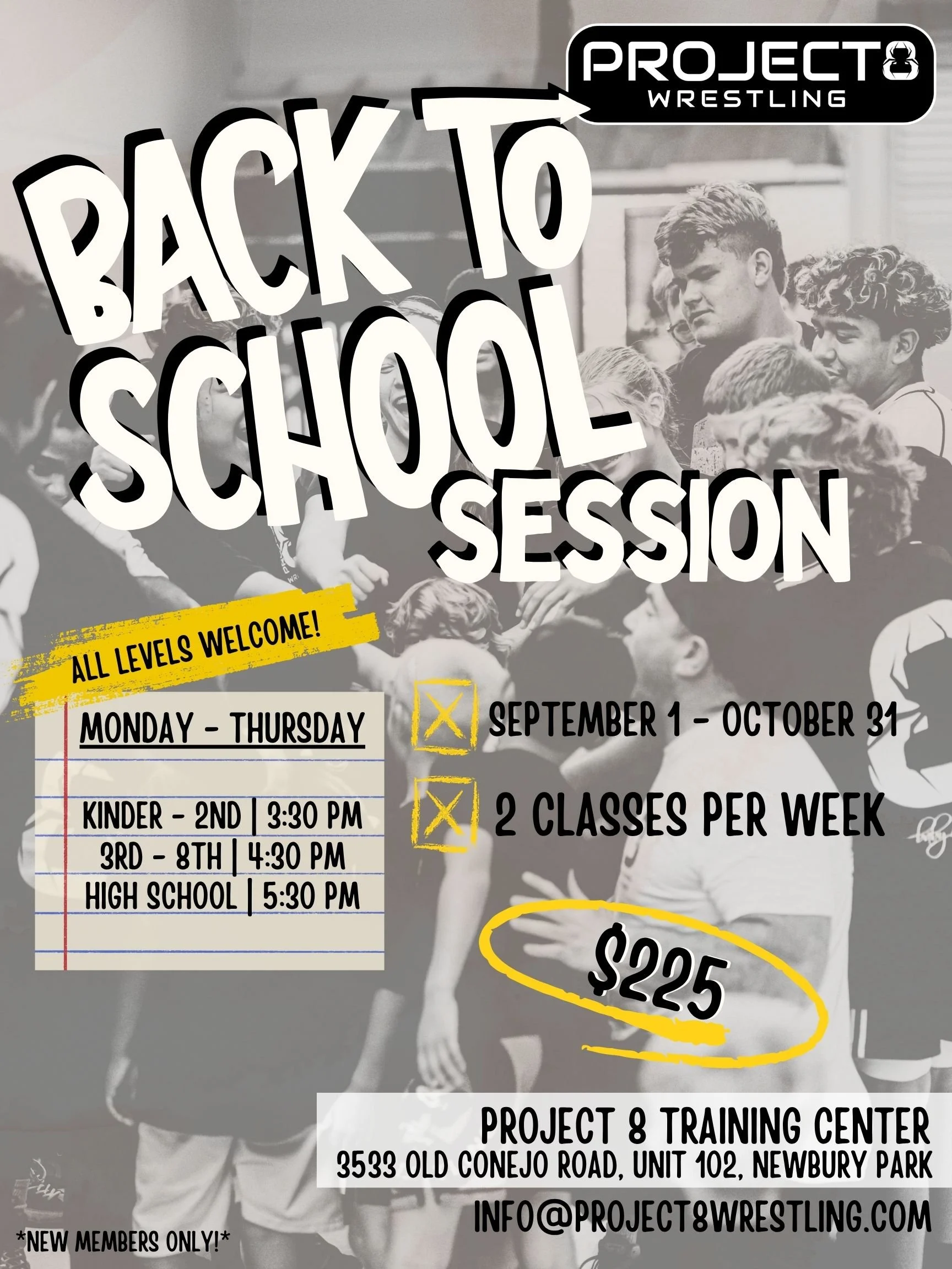 BACK TO SCHOOL SESSION