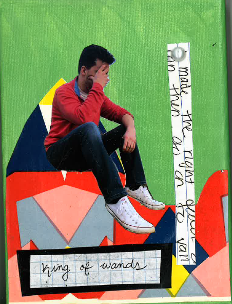 lara's tarot: king of wands (2025) | $55 | 5"x7"