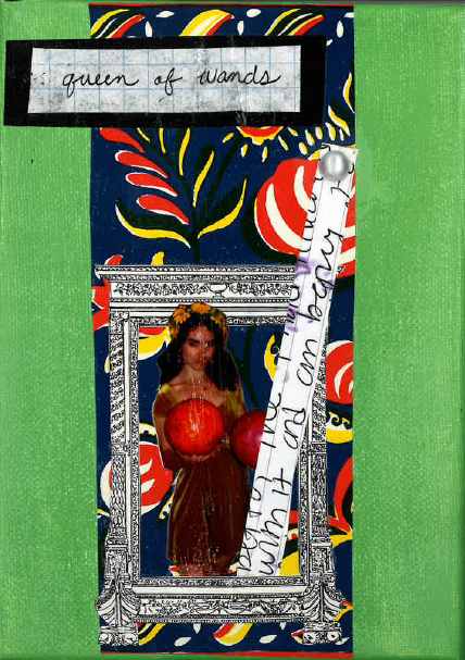 lara's tarot: queen of wands (2025) | Ade, you have always carried with you the knowledge of the stars. You whisper to them, and they shout back at you. Enjoy the duality of all - the journey of creating, of being a mouthpiece for the heavens, of bec
