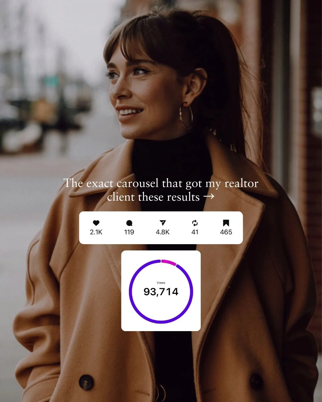 Because who doesn&rsquo;t love cheesy Hallmark movies this time of year? This was a fun one that combined hyper-local neighborhood info with a funny nod to the holiday season. 

As a SMM for realtors, I love incorporating pop culture into real estate