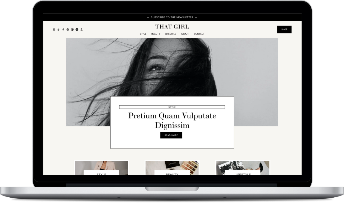 Squarespace Templates for Bloggers, Influencers, and Content Creators