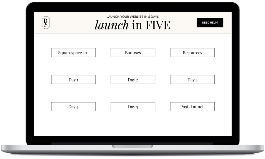 Free website launch course for bloggers