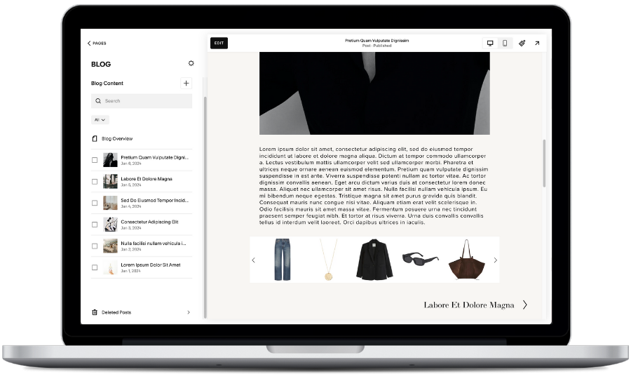 Squarespace for Blog - Resources for Bloggers - Best website builder for bloggers