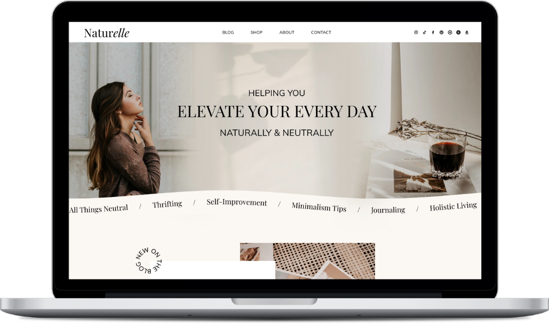 Squarespace Templates for Bloggers, Influencers, Content Creators