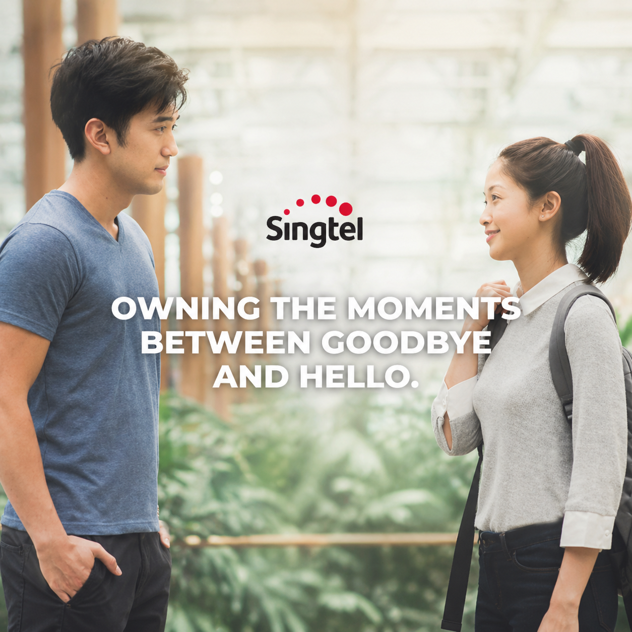 A long-distance love story to sell Singtel's Fibre.