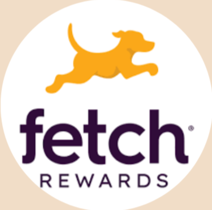 Fetch Rewards logo with a yellow running dog above the text