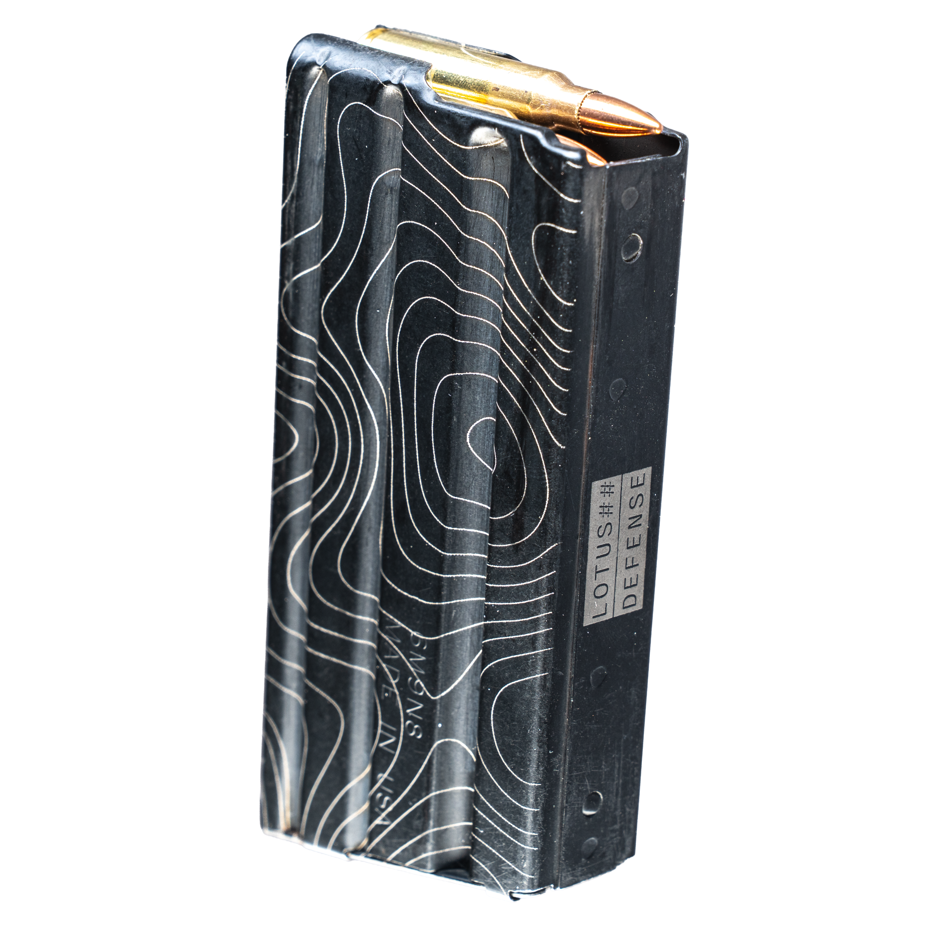 Topography Straight Steel  20 Rounder Magazine AR15 & AR10