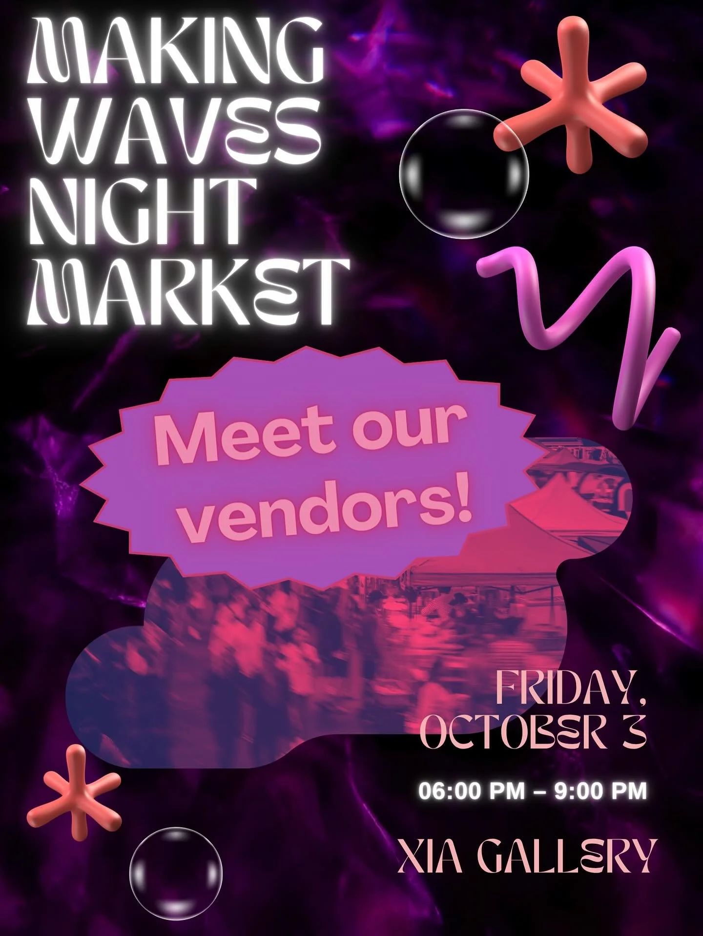 Are y&rsquo;all ready for our Southeast Asian creative celebration!?

We&rsquo;ll be kicking things off strong with our Night Market and Starfruit Collective gallery opening at @xiagalleryandcafe from 6-9 this Friday, October 3!

We are so excited to