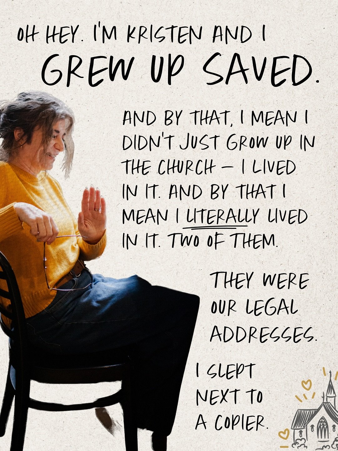 Time to trauma bond, my friends. 💁🏻&zwj;♀️

________________________________________

#growingupsaved #gusbook #christianbooks #deconstruction #reconstruction #faith #exvangelical #traumainformedfaith #churchhurt