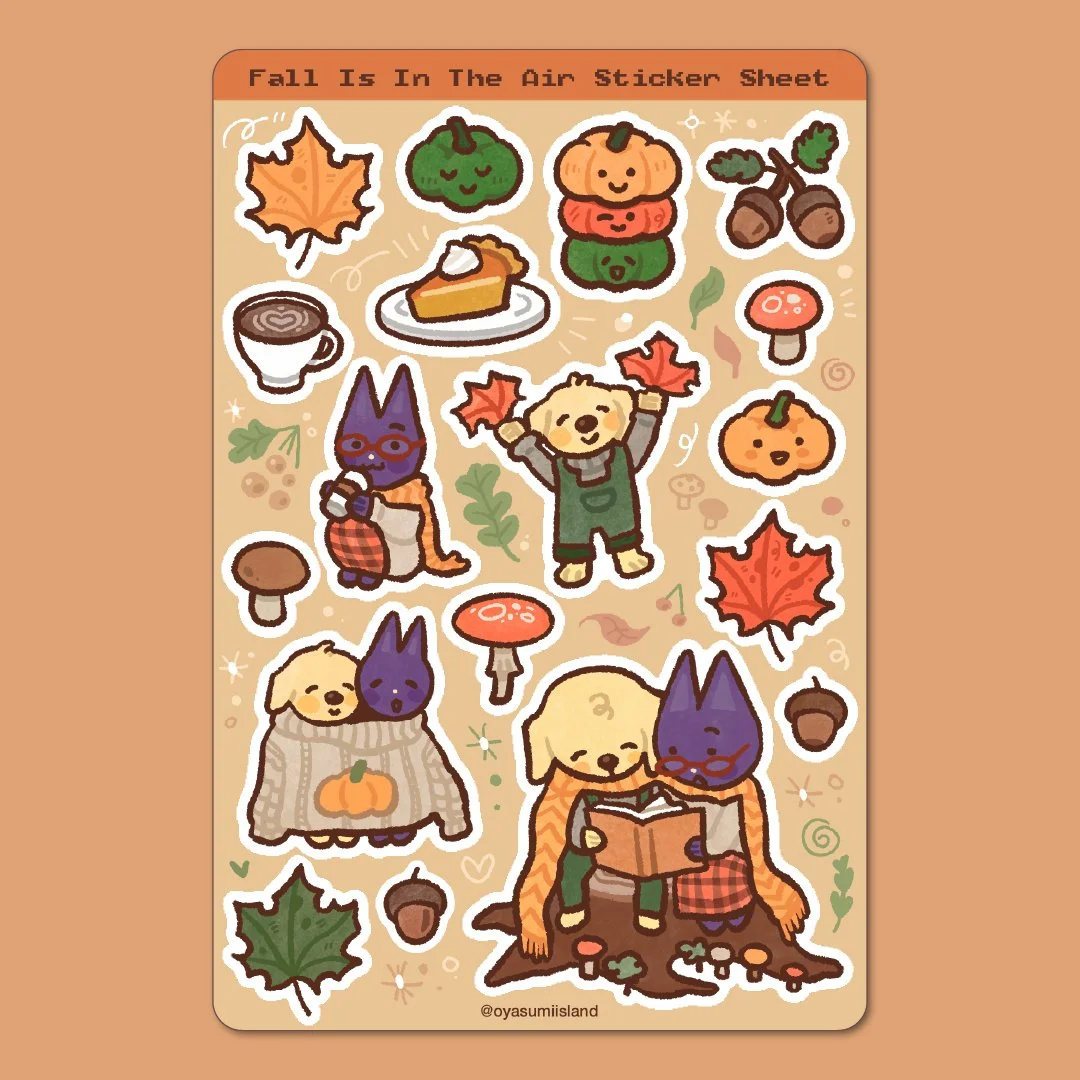 Fall Is In The Air Sticker Sheet
