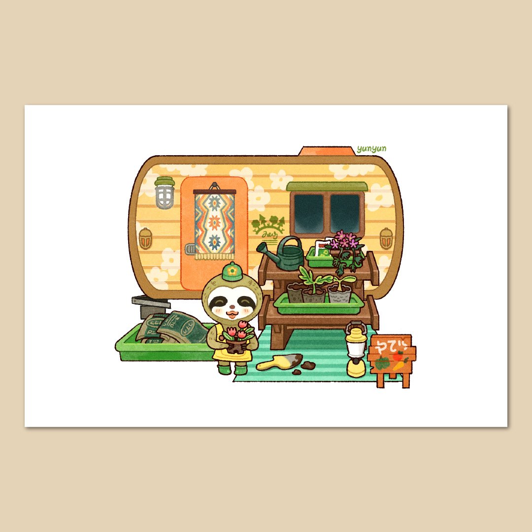 ACNH Leif Postcard