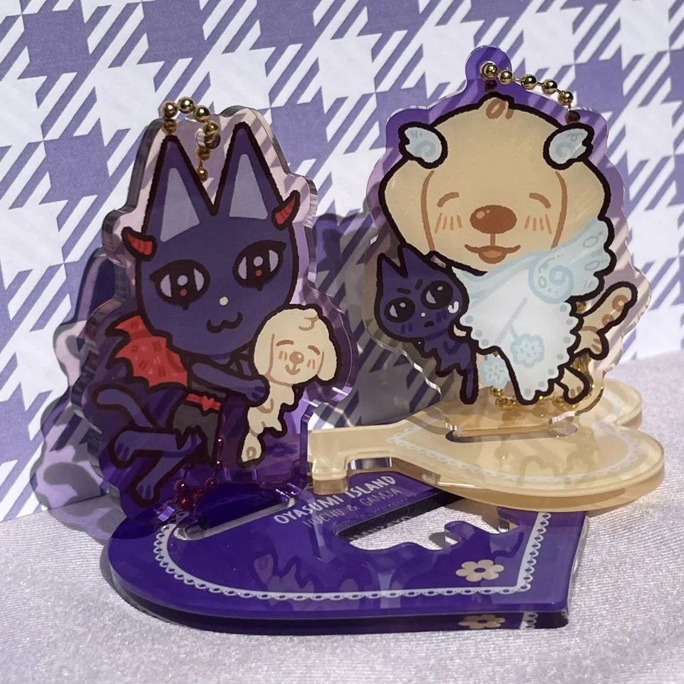 Devil Huchu Angel Gamja Keychains Standees Set (2).jpg