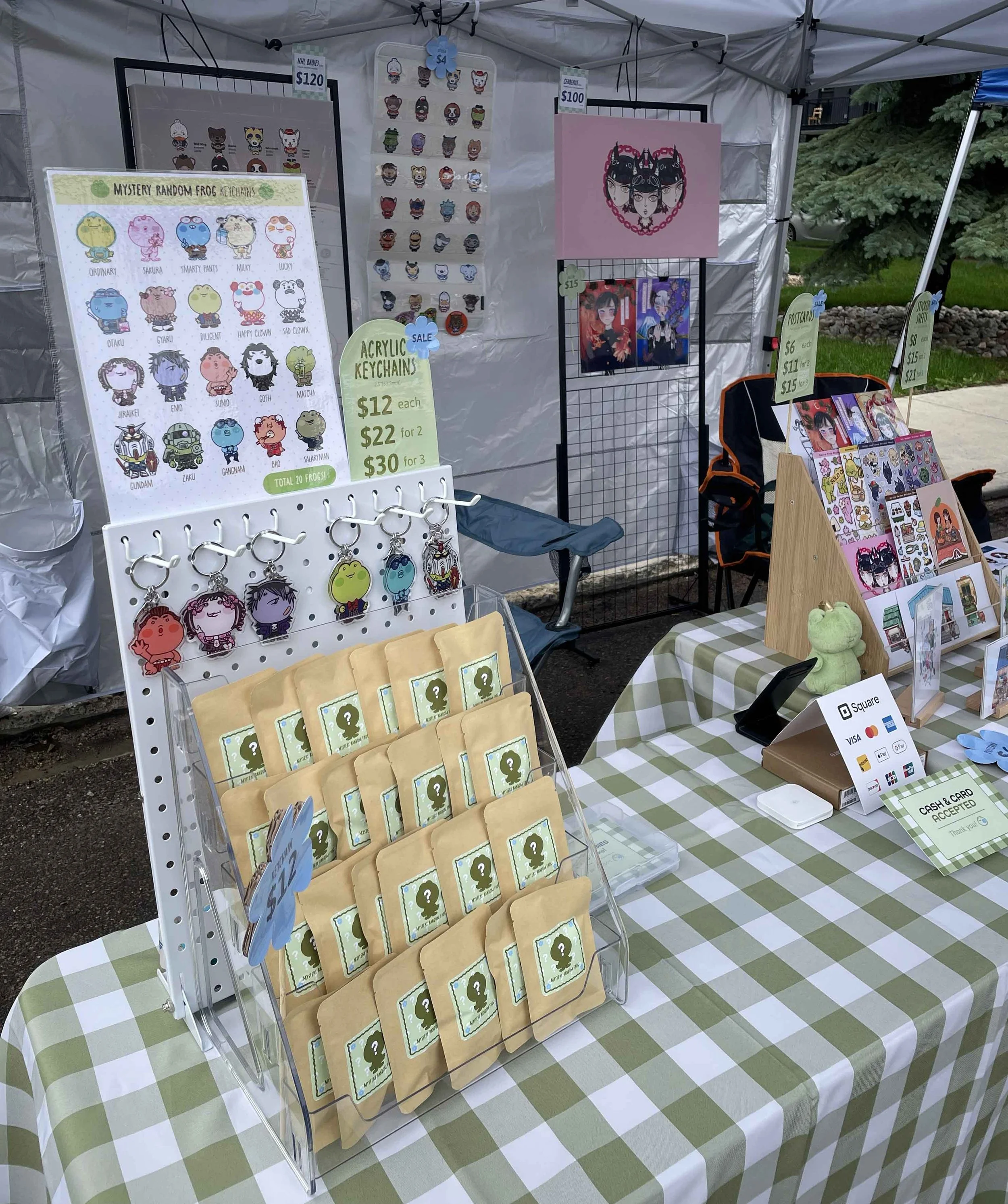 First Offline Market Display Setup