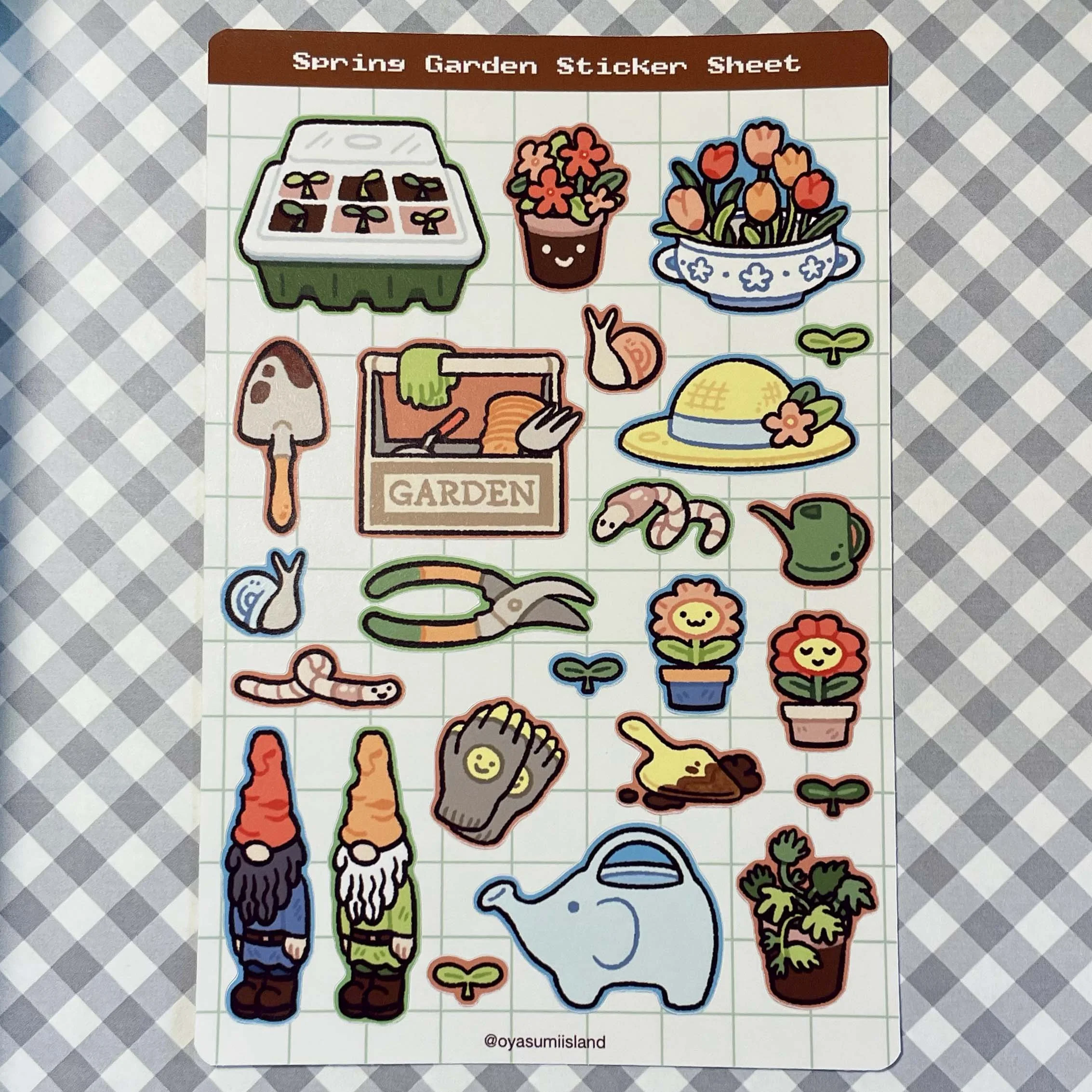 Spring Garden Sticker Sheet