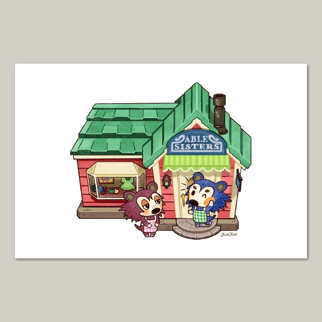 Able Sisters Postcard
