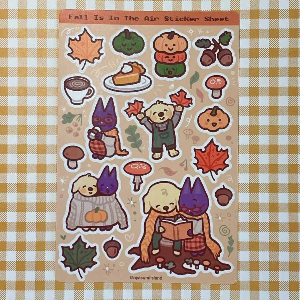 Fall Is In The Air Sticker Sheet