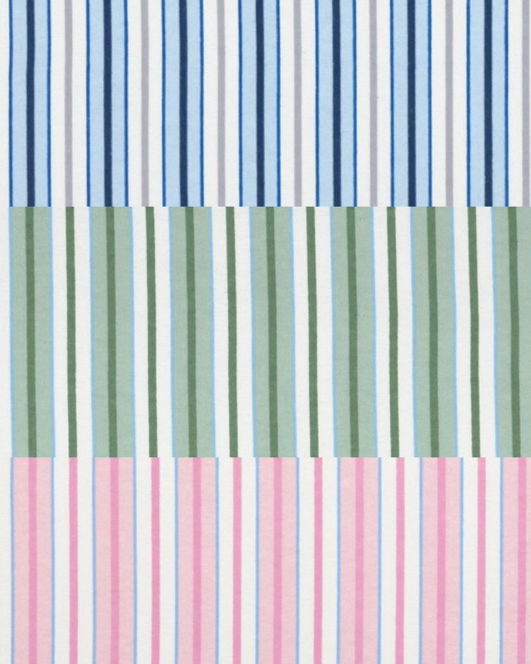 Stripey in Pink/Blue/Green Flannel (warm)