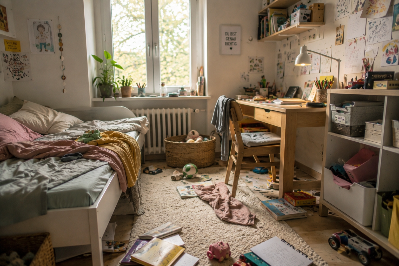 Kinderzimmer mit Feng Shui gestalten – warum Kinder oft mehr Ruhe und Struktur im Raum brauchen